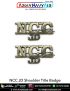 NCC JD Shoulder Title Badge : ArmNavyAir.com