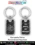 Karnataka Police Personalised Keychain : ArmyNavyAir.com