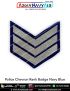 Chevron Police Rank Badge Navy Blue : ArmyNavyAir.com