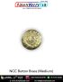 NCC Coat Button Brass Medium : ArmyNavyAir.com