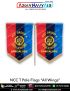 Personalised NCC T Pole Flags 