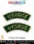 U Force Arm Badge : ArmyNavyAir.com