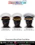 Band Peak Cap for Ceremonial : ArmyNavyAir.Com