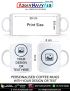Personalised Coffee Mugs With AMC Army Medical Corps Logo