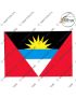 World Flag|All Country National - International Flag-Antigua and Barbuda-Size in Feet H 4' x W 6' 