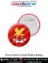 Personalised Army Aviation Corps Button Badge : ArmyNavyAir.com