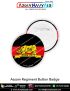 Personalised Assam Regiment Button Badge : ArmyNavyAir.com