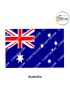 International-National Flag Of Your Country (All - Ocean Country Flags ) Indoor- Outdoor : Chughs Navyug -Australia- H 12