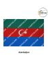 International-National Flag Of Your Country (All - Asia Country Flags ) Indoor- Outdoor : Chughs Navyug -Azerbaijan