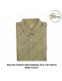 Security Uniform Shirt (Suiting Terry cot Fabric) (Half-Short Sleeve ) OR (Full Sleeve) With Breast Pockets &amp; Scalloped Flaps &amp; Shoulder Straps-Beige -Shirt Full Sleeves