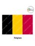 World Flag|All Country National - International Flag-Belgium-Size in Inches H 12