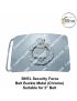 BHEL Security Uniform Belt Buckle ( Public Sector Unit ) Bharat Heavy Electricals Limited Security Force Belt Buckle With Ashoka Emblem Metal (Chrome) Is ( Suitable For 2
