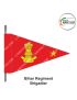 Indian Army Lancer Flag -Vehicle Flag (Army Infantry Regiments) | Indian Military Stiffener Flag with Double Side Logo (9