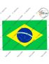 International-National Flag Of Your Country (All - South America Country Flags ) Indoor- Outdoor : Chughs Navyug -Brazil-H 2' x W 3'