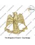  Army-Military The Brigade Of The Guards Uniform Cap Badge (Indian Army Infantry Regiments) (The Brigade Of The Guards Head Badge Gilt)