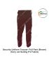 Security Uniform Trouser-Pant (Terry cot  Suiting P.V Fabric)  -Brown