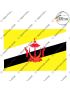 World Flag|All Country National - International Flag-Brunei-Size in Feet H 3' x W 4' 