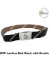 Central Armed Force BSF | Border Security Force Leather Belt Black with BSF Buckle