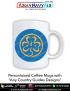 Personalised Coffee Mugs With Girl Guide Logo : ArmyNavyAir.com