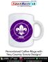 Personalised Coffee Mugs With Scouts Logo : ArmyNavyAir.com