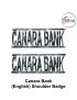 Canara Bank Security Shoulder Title- Badge: ArmyNavyAir.Com