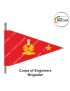 Indian Army Lancer Flag (Army Combat Regiments) | Indian Military Stiffener Flag with Double Side Logo Size ( 9