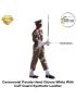 Army | Navy | Air Force | Police | Security Ceremonial Parade Hand Gloves White With Cuff Guard Synthetic Leather : Navyug
