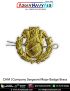 CHM | Company Sergeant Major Badge Brass : ArmyNavyAir.com