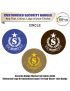 Security Badge (Rocker) oF Fabric-Cloth  (Universal Logo OR Customised Logo ) For Cap-Chest -Arm Badge-Circle-3 Inch Height