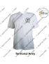 Indian Army T Shirts White PC With Collar (Service) Regiments-TA |Territorial Army-Small