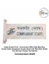 Indian Armed Force -Government  Office Wall Mounting  Double Sided Designation Acrylic Board with Wall Slide Holder (Can Be Inter Change The Boards)-COMMANDANT STAFF