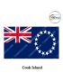 International-National Flag Of Your Country (All - Ocean Country Flags ) Indoor- Outdoor : Chughs Navyug -Cook Islands- H 12