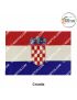 International-National Flag Of Your Country (All - Europe Country Flags ) Indoor- Outdoor : Chughs Navyug -Croatia