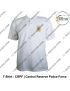 CAPF T Shirt |Central Armed Police Force T Shirt White  PC With Collar -CRP |Central Reserve Police Force-Small