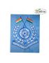 CRPF Flag 6'x4' Terrycot -Central Reserve Police Force Quarter Guard Flag (Double Fabric With Computerised Silken Embroidery On Both Side) Indoor-Outdoor 