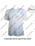 CAPF T Shirt |Central Armed Police Force T Shirt White  PC With Collar -Customised Of Your Choice-Large