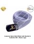 Customs White Nylon Belt With Glit-Brass Buckle : ArmyNavyAir.com