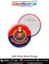 Personalised Delhi Police Button Badge : ArmyNavyAir.com