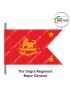 Indian Army Lancer Flag -Vehicle Flag (Army Infantry Regiments) | Indian Military Stiffener Flag with Double Side Logo (9