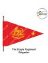 Indian Army Lancer Flag -Vehicle Flag (Army Infantry Regiments) | Indian Military Stiffener Flag with Double Side Logo (9