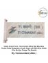 Indian Armed Force -Government  Office Wall Mounting  Double Sided Designation Acrylic Board with Wall Slide Holder (Can Be Inter Change The Boards)-DY.COMMANDANT (ADMIN)