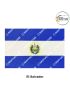 International-National Flag Of Your Country (All - North America Country Flags ) Indoor- Outdoor : Chughs Navyug -El Salvador- H 12