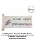 Indian Armed Force -Government  Office Wall Mounting  Double Sided Designation Acrylic Board with Wall Slide Holder (Can Be Inter Change The Boards)-ESTABLISHMENT BRANCH