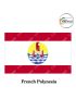 International-National Flag Of Your Country (All - Ocean Country Flags ) Indoor- Outdoor : Chughs Navyug -French Polynesia- H 12