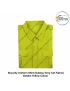 Security Uniform Shirt (Suiting Terry cot Fabric) (Half-Short Sleeve ) OR (Full Sleeve) With Breast Pockets &amp; Scalloped Flaps &amp; Shoulder Straps-Golden Yellow-Shirt Full Sleeves