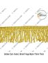 Golden Zari Jhalar |Braid Fringe Mylar 75mm | Chughs Navyug