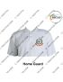 CAPF T Shirt |Central Armed Police Force T Shirt White  PC With Collar -HG |Home Guard-Large