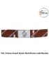 HG| Home Guard Nylon -Synthetic Brown Belt with Buckle (Chrome)