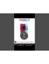 20 Years Long Service Medal with Ribbon : ArmyNavyair.com