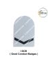 Indian Coast Guard Rank & Branch Badges (Sailors) For Summer Uniform-I GCB |I Good Conduct Badge ( New Technology ) 9.5cm H X 6.5cm W